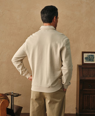 Heavyweight Quarter-Zip Collar Sweatshirt - Ivory