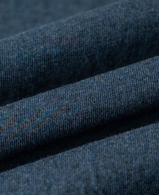 Regular Fit Heavyweight Tubular Jersey T-Shirt - Denim Blue