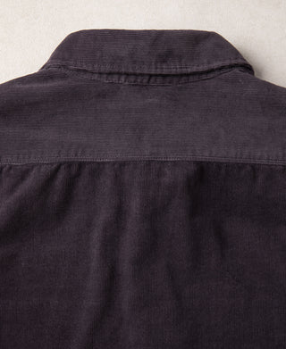 1960s Corduroy Work Shirt - Purple