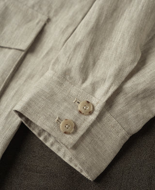 Classic Linen Safari Jacket