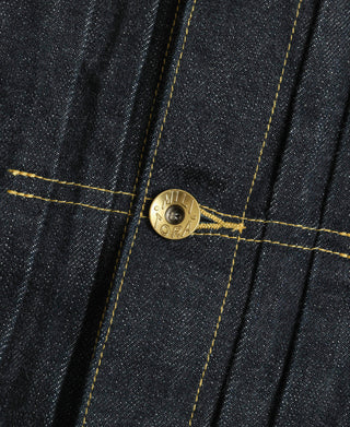 Button Detail of Denim Jacket