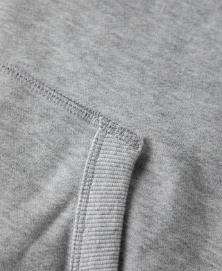 Heavyweight Terry Zip-Up Hoodie - Heather Gray