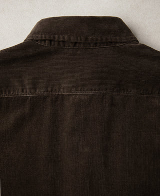 1960s Corduroy Work Shirt - Coffee