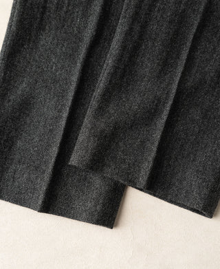 1930s Old Hollywood High-Waisted Wool Trousers
