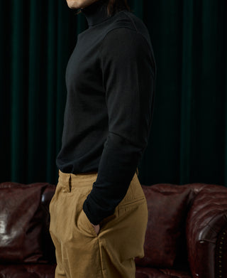 Lot 922 Merino Wool Turtleneck Sweater - Black