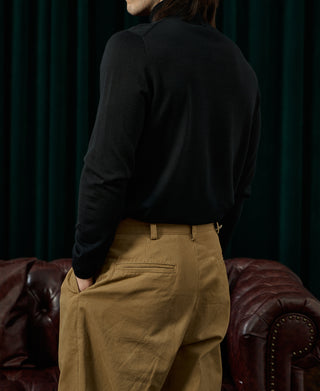 Lot 922 Merino Wool Turtleneck Sweater - Black