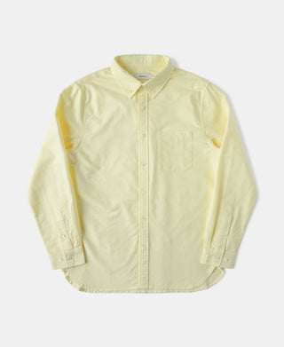 Classic Button Down Oxford Shirt in Yellow