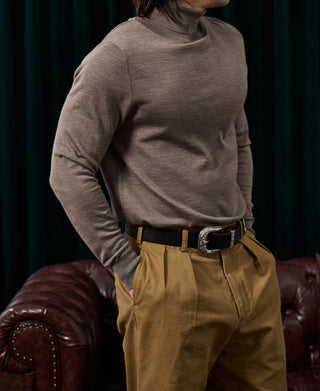 Lot 922 Merino Wool Turtleneck Sweater - Gray