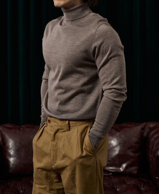 Lot 922 Merino Wool Turtleneck Sweater - Gray