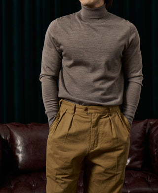 Lot 922 Merino Wool Turtleneck Sweater - Gray