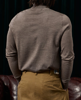 Lot 922 Merino Wool Turtleneck Sweater - Gray