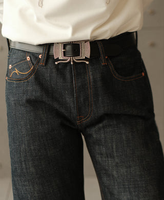19oz Rope Dyed Selvedge Straight-Leg Jeans