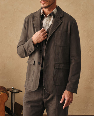 1930s Herringbone Relaxed Blazer