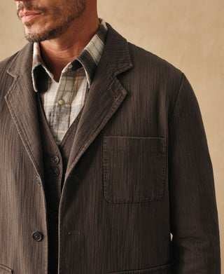 1930s Herringbone Relaxed Blazer