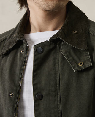 Ripstop Twill Field Jacket - Dark Green
