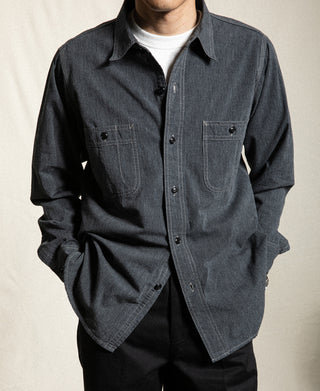 Lot 206 1940s Chambray Work Shirt