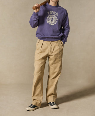 Lot 121 1950s College Athletic Sweatshirt - Vintage Purple