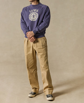 Lot 121 1950s College Athletic Sweatshirt - Vintage Purple