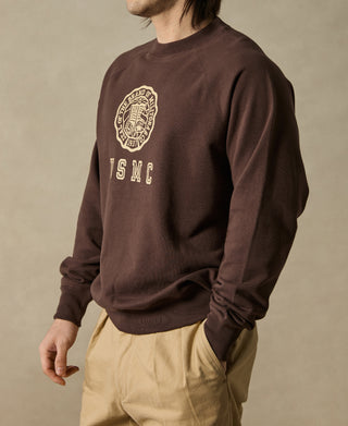 Lot 121 1950s College Athletic Sweatshirt - Brown