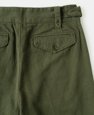 Back detail of British Army Cotton-Linen Gurkha Shorts