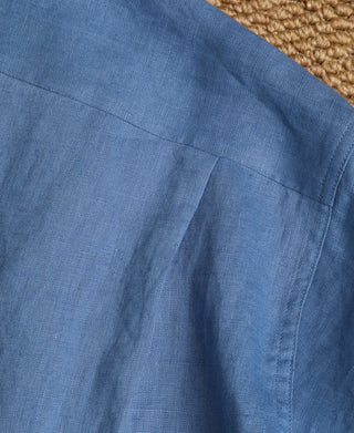 Back Detail of Lot 220A Linen Long Sleeve Shirt