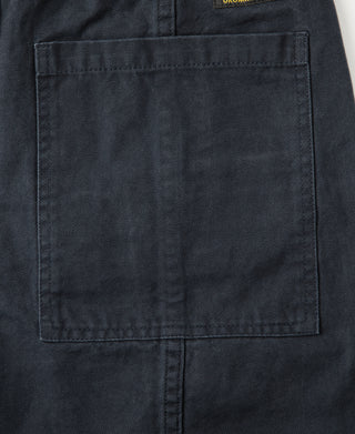 back detail of M-42 Canvas Cargo Shorts in Navy