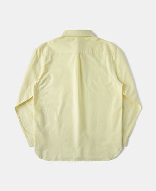 back view of Yellow Button Down Oxford Shirt