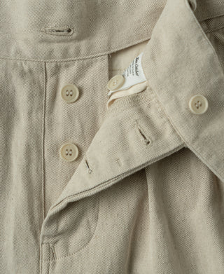 Button detail of British Army Cotton-Linen Gurkha Shorts