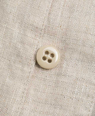 Button Detail of Lot 845 Linen Double Pleated Trousers