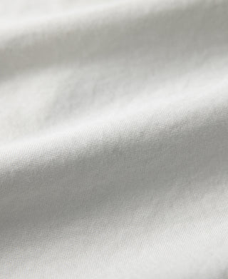 fabric texture of 1960s Classic Button Down Oxford Shirt - White