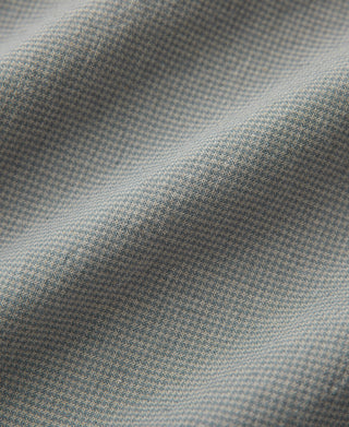 Fabric Texture of Lot 220A Cotton-Linen Blend Houndstooth Long Sleeve Shirt
