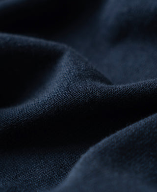 Fabric Texture of Linen Cotton Blend Knit Henley T-shirt