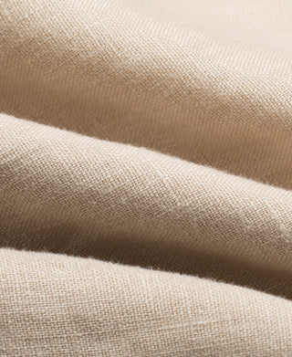 Fabric Texture of Lot 845 Linen Double Pleated Trousers