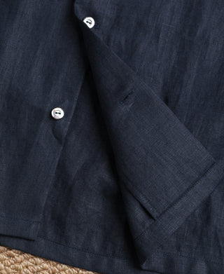Hem Detail of Lot 220A Linen Long Sleeve Shirt