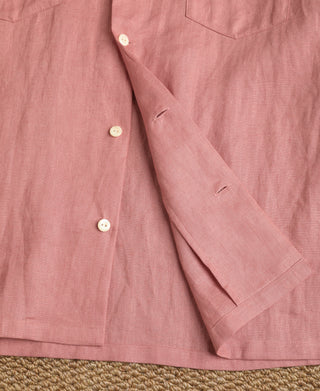 Hem Detail of Lot 220A Linen Long Sleeve Shirt