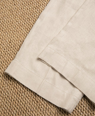 Hem Detail of Lot 845 Linen Double Pleated Trousers