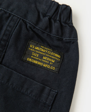 label of M-42 Canvas Cargo Shorts - Navy