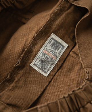 label of M-42 Canvas Cargo Shorts - Dark Khaki