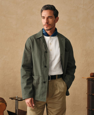 USMC-Inspired P41 Herringbone Field Jacket