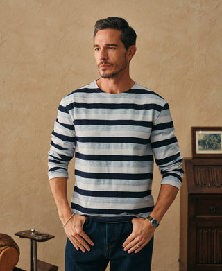 Classic Fit Striped Long-Sleeve T-Shirt