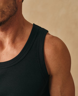 Modal Blend Tank Top - Black