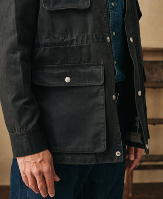 1950s Coated Cotton Field Jacket