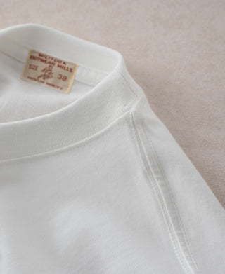 neckline detail of Lot 108 Cotton Crewneck T-Shirt - Baseball Catcher