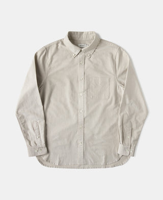 Classic Button-Down Oxford Shirt - Light Khaki