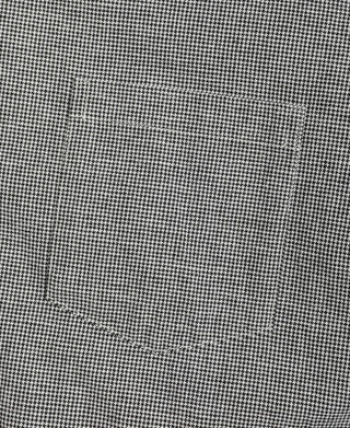 Pocket Detail of Lot 220A Cotton-Linen Blend Houndstooth Long Sleeve Shirt