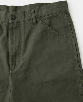 Pocket detail of Duck Canvas Carpenter Cargo Shorts