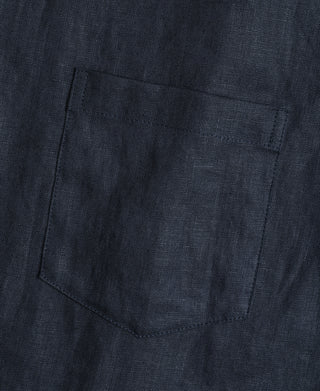 Pocket Detail of Lot 220A Linen Long Sleeve Shirt