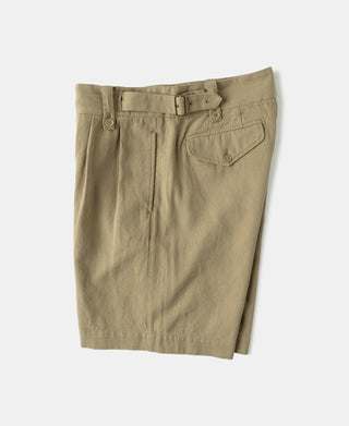 Side view of British Army Cotton-Linen Gurkha Shorts