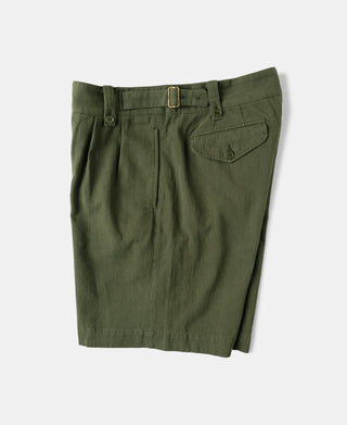 Side view of British Army Cotton-Linen Gurkha Shorts
