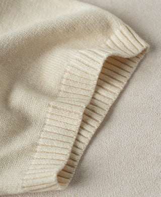 Sleeve Detail of Linen Cotton Blend Knit Johnny Collar Polo